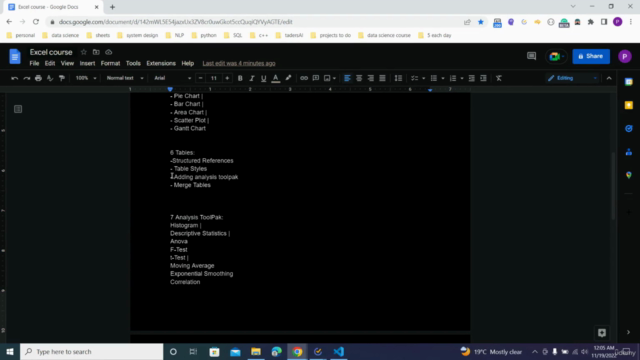 Excel data analysis bootcamp – Screenshot 3