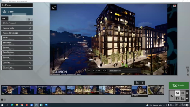 Lumion 12 Öğren: Gerçekçi Render & Sinematik Animasyon – Screenshot 3