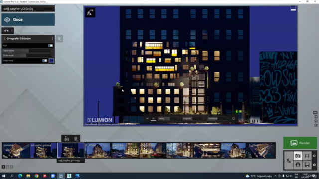 Lumion 12 Öğren: Gerçekçi Render & Sinematik Animasyon – Screenshot 4
