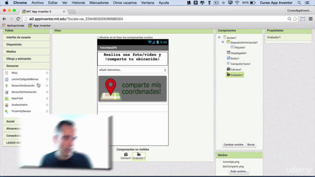 Desarrollo de Aplicaciones móviles Android con App Inventor – Screenshot 3