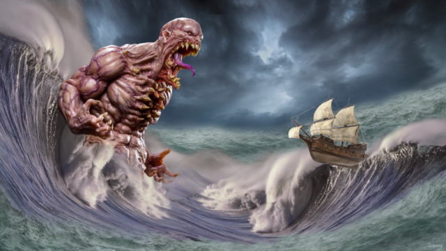 Photoshop advanced manipulation course - The Ocean Monster - Screenshot_02