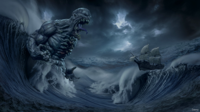 Photoshop advanced manipulation course - The Ocean Monster - Screenshot_03