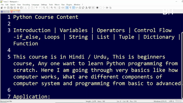 Python Programming Fundamentals For Beginners (Hindi / Urdu) – Screenshot 2