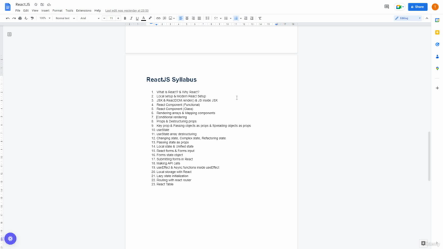 Become a ReactJS Developer in 30 days (2024) – Screenshot 2