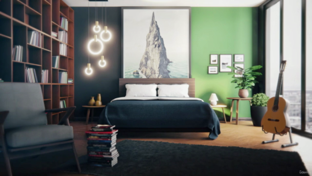 Interior Design and Visualization in Blender for beginners – Screenshot 1