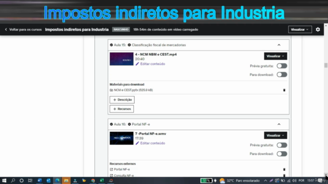 Impostos indiretos para Industria – Screenshot 1