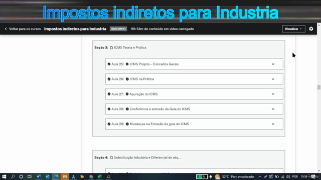 Impostos indiretos para Industria – Screenshot 2