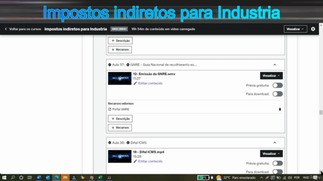 Impostos indiretos para Industria – Screenshot 3