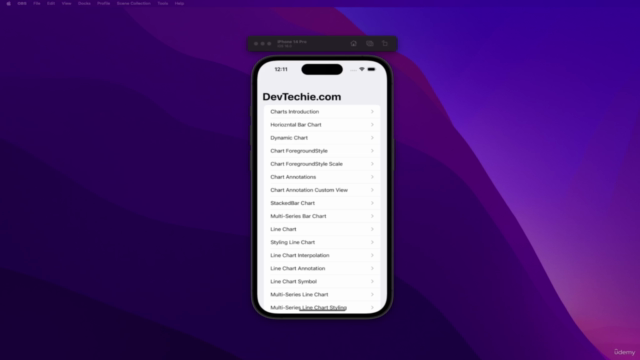 Mastering Charts Framework in SwiftUI 4 & iOS 16 – Screenshot 1