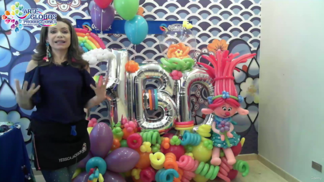 Balloons Arts. Balloon Bouquet Intermedio – Screenshot 1