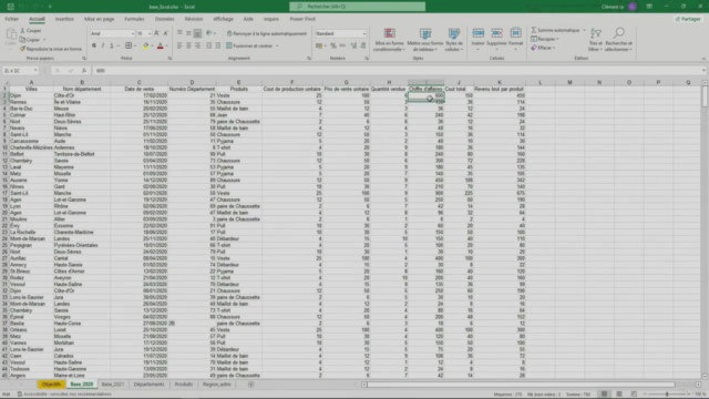 Excel : maîtrise des TCD et création d'un tableau de bord – Screenshot 3