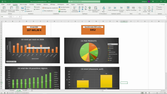Microsoft Excel : l'essentiel à l'aide de cas pratiques – Screenshot 3