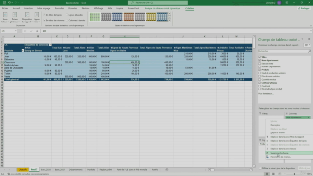 Microsoft Excel : maîtrise des tableaux croisés dynamiques – Screenshot 3