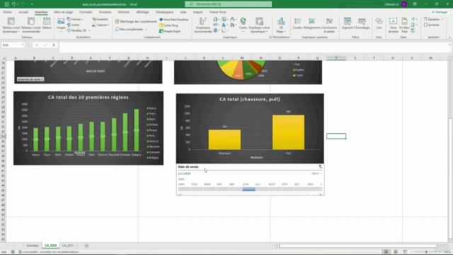 Microsoft Excel : création d'un tableau de bord de A à Z – Screenshot 3