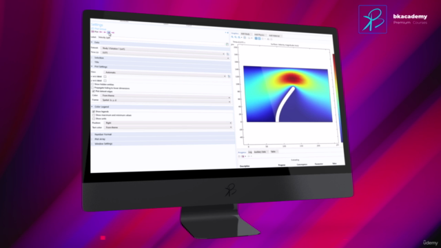 Fluid Structure Interaction (FSI) in COMSOL Multiphysics® – Screenshot 1