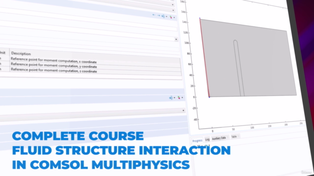 Fluid Structure Interaction (FSI) in COMSOL Multiphysics® – Screenshot 2