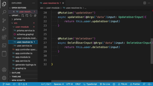NestJs with GraphQL and Prisma – Screenshot 3