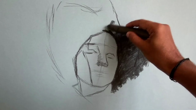 Portrait Drawing in Charcoal - Screenshot_01