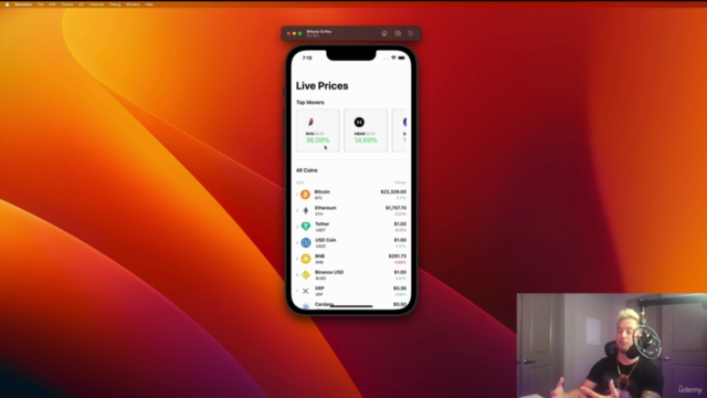 SwiftCoin | SwiftUI Cryptocurrency Mobile App | iOS 16 – Screenshot 2