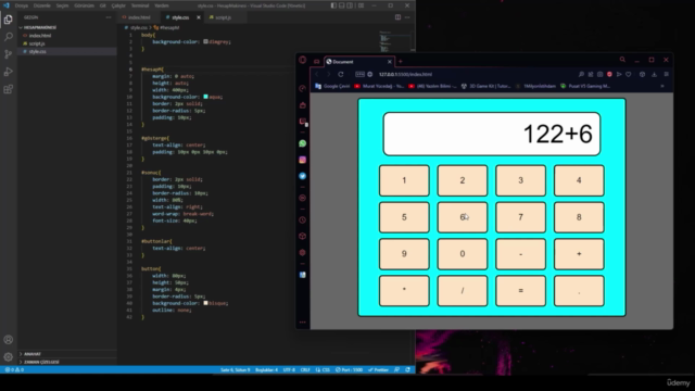 15 Web Projesi (Html, Css, Js) – Screenshot 1