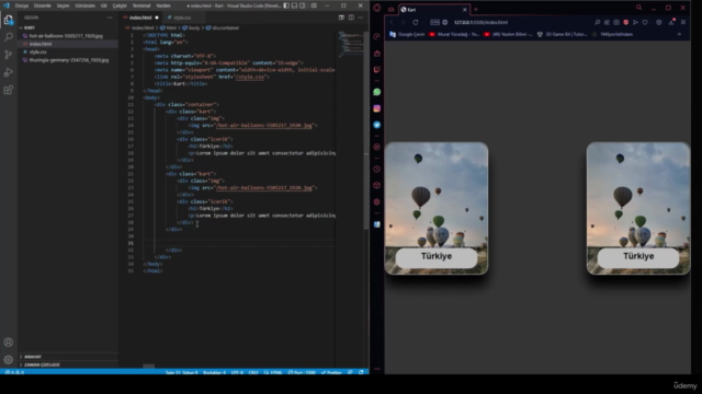 15 Web Projesi (Html, Css, Js) – Screenshot 2