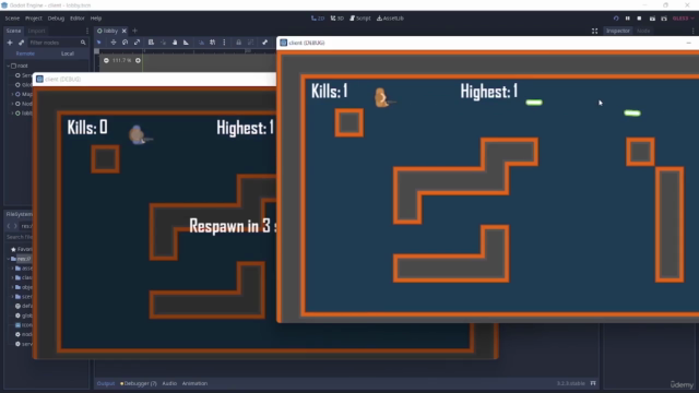 Godot Dedicated multiplayer course – Screenshot 3