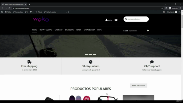 Desarrolla una tienda online con WooCommerce y Storefront - Screenshot_04