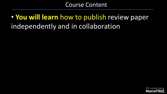 How to write and publish academic review paper – Screenshot 2