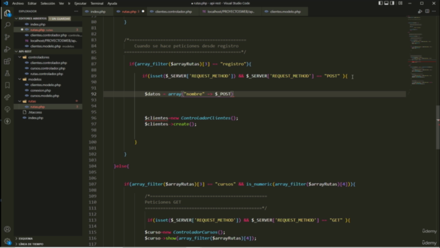 API REST con PHP y MYSQL – Screenshot 1
