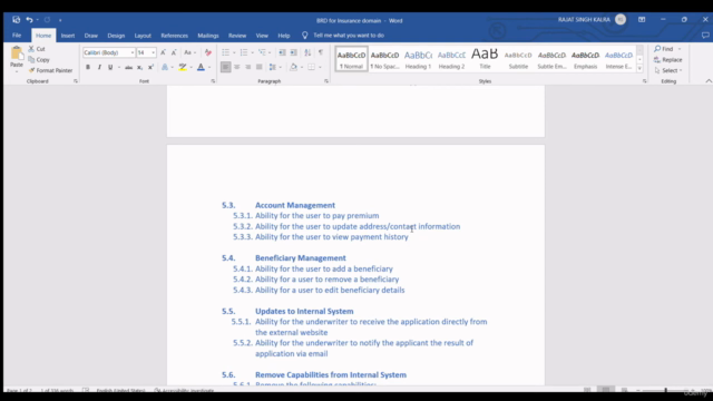 Business Analysis for Insurance domain – Screenshot 4