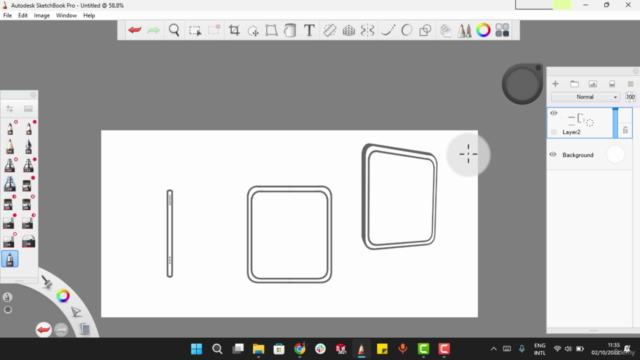 Learn Autodesk Sketchbook Pro from Basics to Sketch Drawings - Screenshot_04