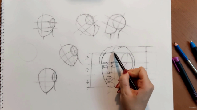 Face Drawing Course from Beginner to Intermediate – Screenshot 3
