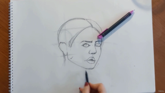 Face Drawing Course from Beginner to Intermediate – Screenshot 4