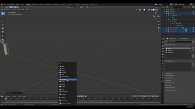 Blender Curso Introduccion - Rig y Animacion – Screenshot 1