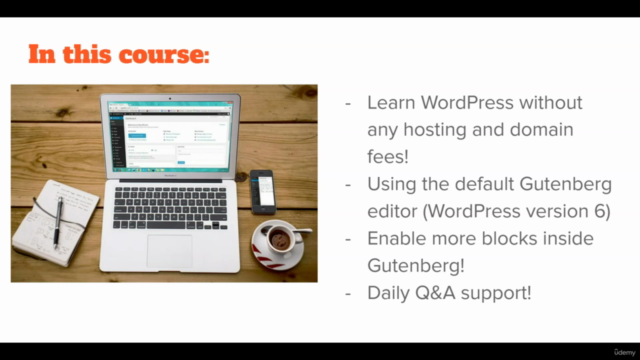 Learn WordPress Version 6 Without Hosting & Domain – Screenshot 4