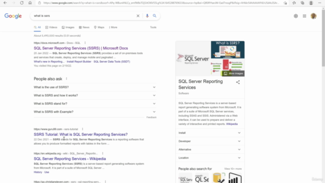 Business Reports with SQL Server Reporting Services (SSRS) – Screenshot 1
