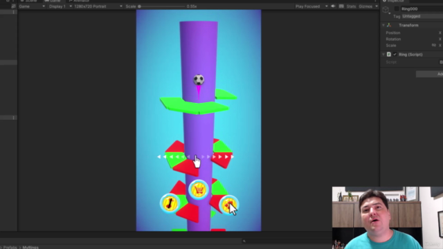 Construa um jogo 3D para mobile estilo Helix na Unity Engine – Screenshot 2