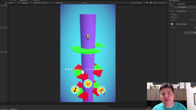 Construa um jogo 3D para mobile estilo Helix na Unity Engine – Screenshot 3