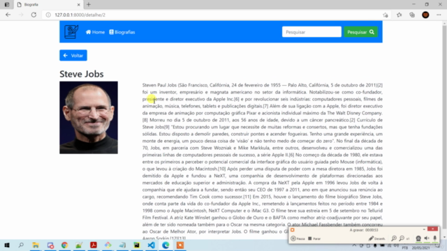 Aprenda o Framework Django em um projeto na prática – Screenshot 2