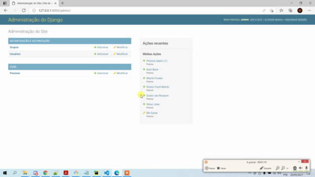 Aprenda o Framework Django em um projeto na prática – Screenshot 3