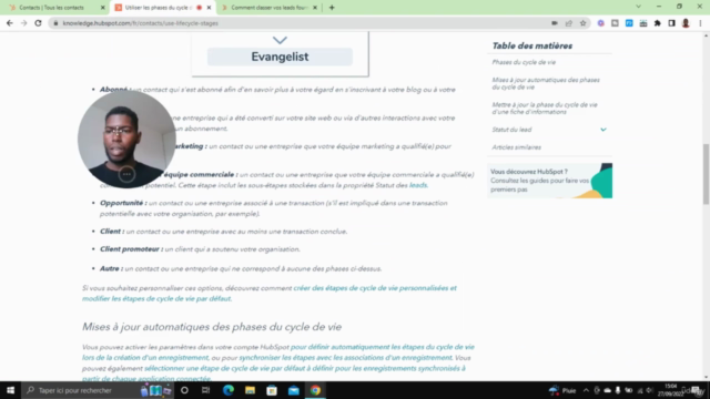 Hubspot pour débutants – Screenshot 2