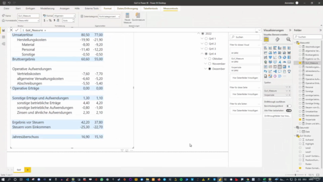 Gewinn und Verlustrechnung in Microsoft Power BI Desktop - Screenshot_03