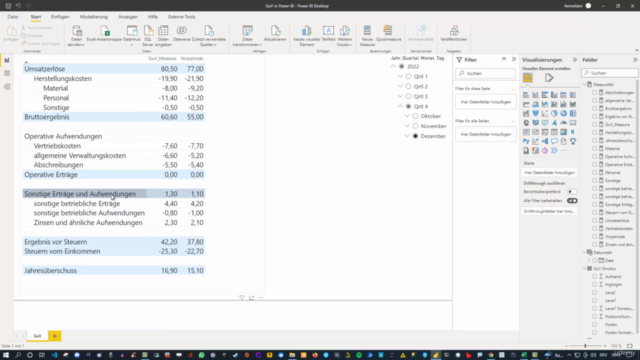 Gewinn und Verlustrechnung in Microsoft Power BI Desktop - Screenshot_04