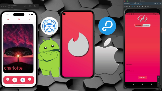 Flutter: Créez un clone de Tinder avec Parse et Back4App – Screenshot 1