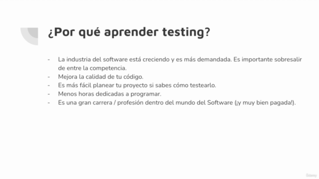 Curso completo de Software Testing para desarrollo web – Screenshot 3