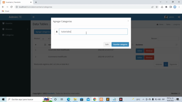 Sistema de inventario con php8, MVC, POO, PDO y AdminLTE – Screenshot 3