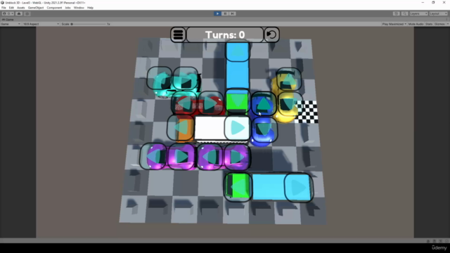 Unity Game Tutorial: IQ Car - Unblock Car - Puzzle Game – Screenshot 3