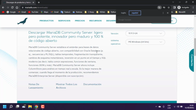 Curso de Base de Datos MariaDB Server – Screenshot 2