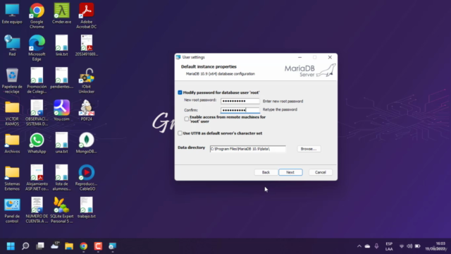 Curso de Base de Datos MariaDB Server – Screenshot 3