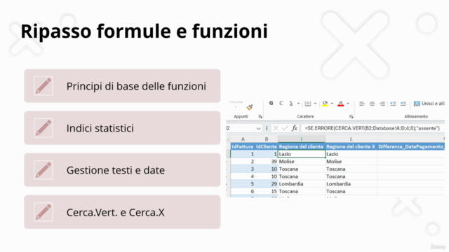 Masterclass Formule, Tabelle Pivot e Power Query su Excel – Screenshot 1